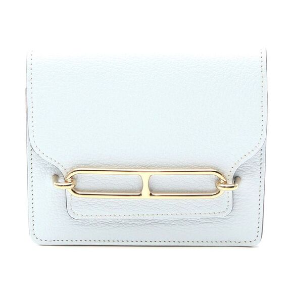 Hermes Chevre Leather Slim Bifold Wallet - Picture 1 of 6